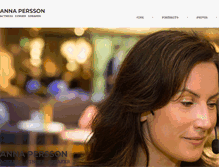 Tablet Screenshot of annapersson.com